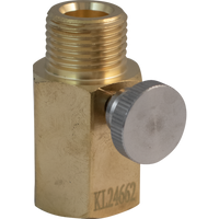 KegLand Deluxe Sodastream Cylinder Adapter w/ Pin Adjustment | CGA320 Male Thread x TR21-4 Female Thread | KL24662 - KL24662