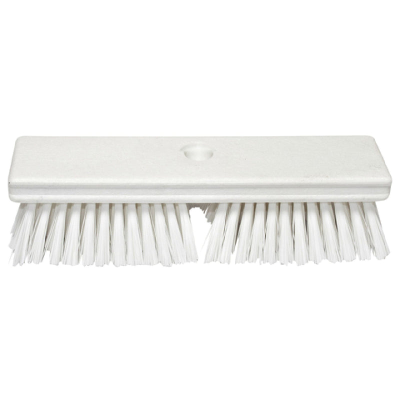 Carlisle 41722EC03 10 Inch Deck Brush Non Absorbent Plastic Black