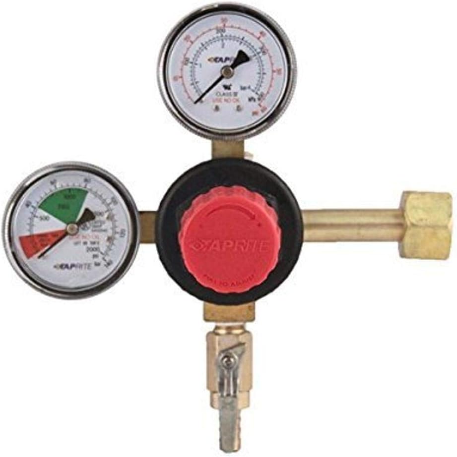 Taprite T742HP Primary Double Gauge CO2 Regulator, Brass