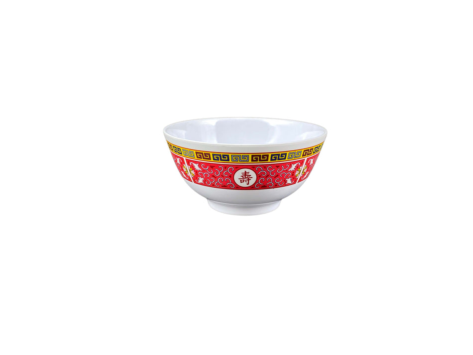 12 Pack 25 oz, 5-7/8" Diameter x 2-7/8" Height, Rice Bowl, Longevity Dinnerware, Melamine, BPA Free, Dishwasher Safe, Break-Resistant, Shatter-Resistant, No Microwave, No Oven, NSF