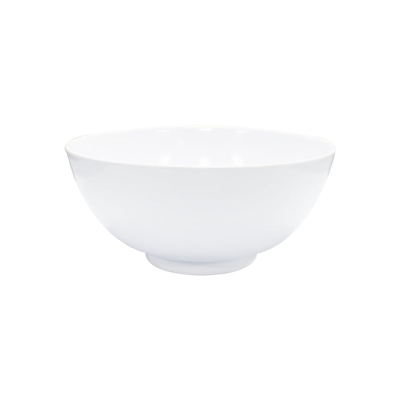 Thunder Group 5206TW 25 Oz Rice Bowl Round Break-resistant Melamine Imperial White