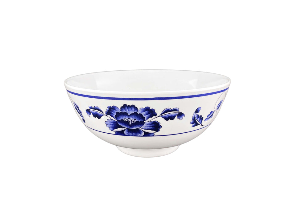 12 Pack 39 oz, 7" Diameter x 3-1/4" Height, Rice Bowl, Lotus Dinnerware, Melamine, BPA Free, Dishwasher Safe, Break-Resistant, Shatter-Resistant, No Microwave, No Oven, NSF