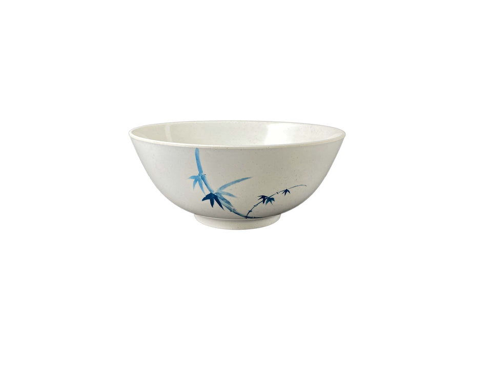 12 Pack 56 oz, 8" Diameter x 3-1/2" Height, Rice Bowl, Blue Bamboo Dinnerware, Melamine, BPA Free, Dishwasher Safe, Break-Resistant, Shatter-Resistant, No Microwave, No Oven, NSF