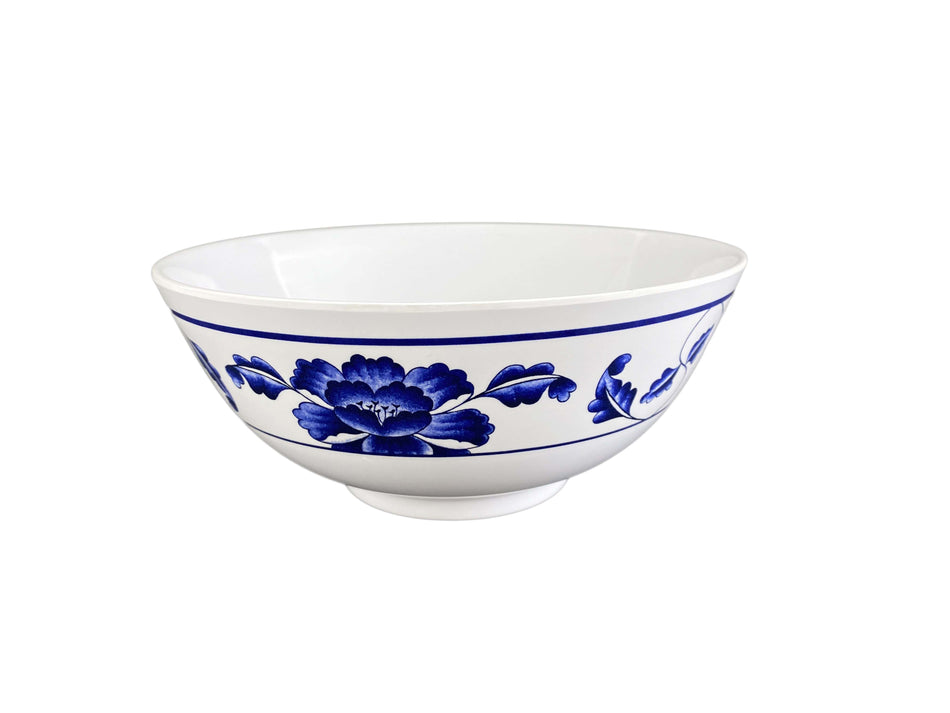 12 Pack 56 oz, 8" Diameter x 3-1/2" Height, Rice Bowl, Lotus Dinnerware, Melamine, BPA Free, Dishwasher Safe, Break-Resistant, Shatter-Resistant, No Microwave, No Oven, NSF