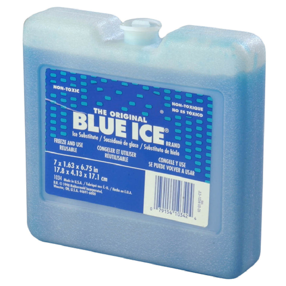 Carlisle 38600IP 7 Inch Freezable Ice Pack Blue with Durable Poly Material