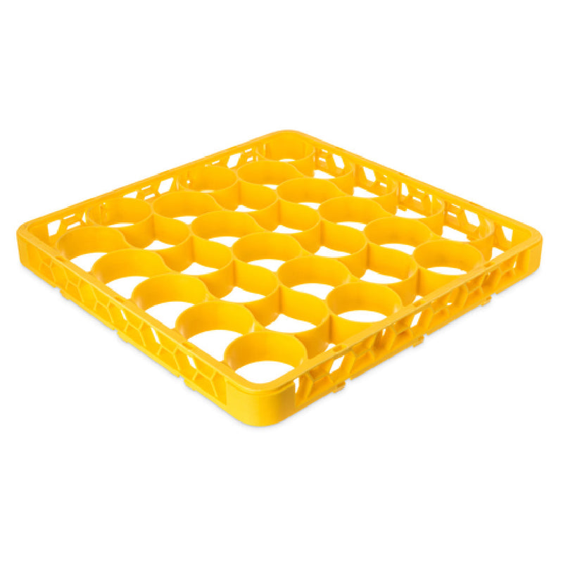 Carlisle REW30SC04 Full-size Rack Extender 30 Compartment Yellow Polypropylene with Positive Stacking