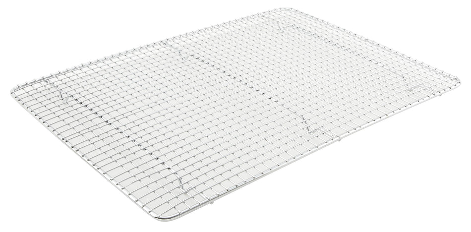 Winco PGW-1216 12 Inch Wire Pan Grate Footed Chrome Plated