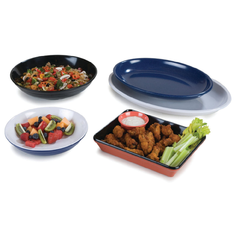 Carlisle 791303 13 Inch 160 Oz Serving Bowl Stain Break Chip Resistant Melamine Black