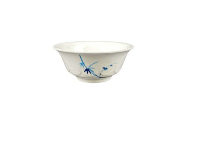 Thunder Group 5265BB 25 Oz Scalloped Bowl Round 6-1/4 Inch Diameter Melamine Blue Bamboo