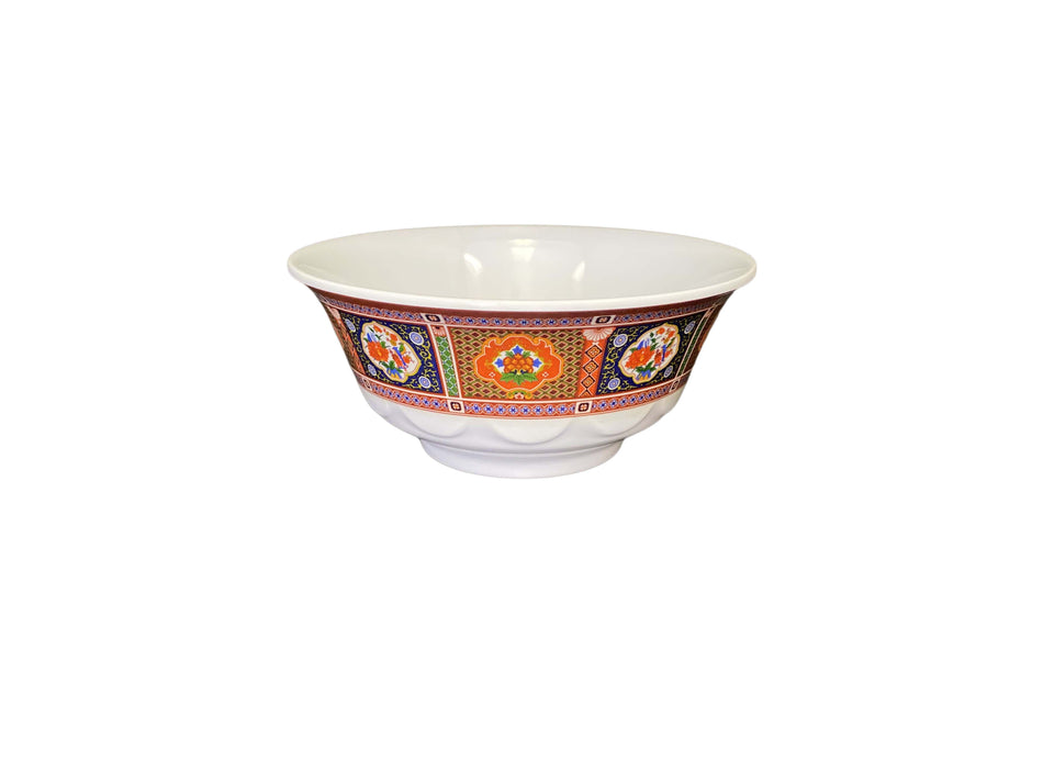 12 Pack 25 oz, 6-1/4" Diameter x 2-3/4" Height, Scalloped Bowl, Peacock Dinnerware, Melamine, BPA Free, Dishwasher Safe, Break-Resistant, Shatter-Resistant, No Microwave, No Oven, NSF