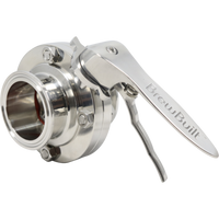 BrewBuilt® Stainless Butterfly Valve | 2" T.C.