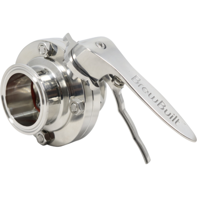 BrewBuilt® Stainless Butterfly Valve | 2" T.C.