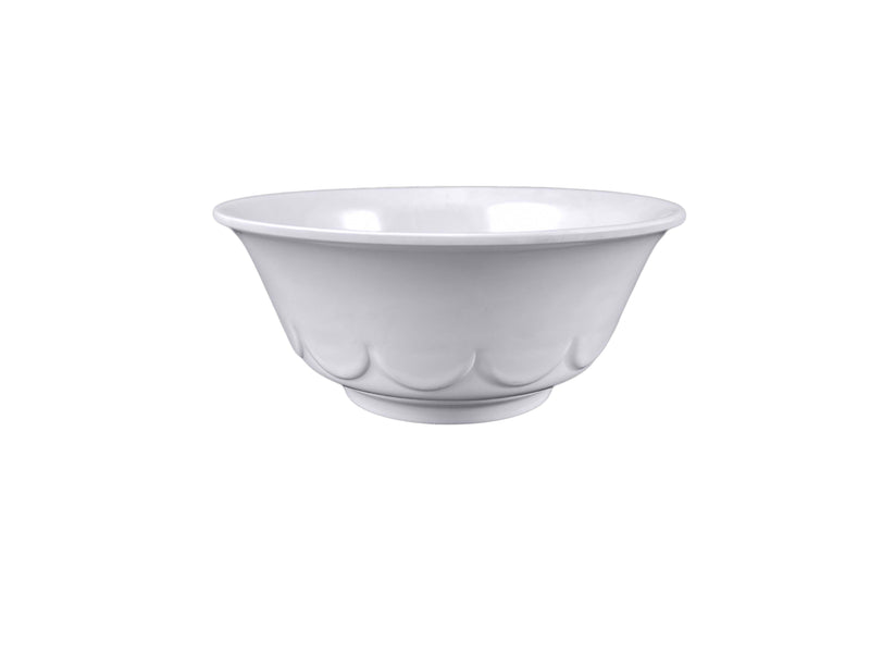 Thunder Group 5285TW 53 Oz Melamine Bowl Break Resistant Dishwasher Safe Imperial White