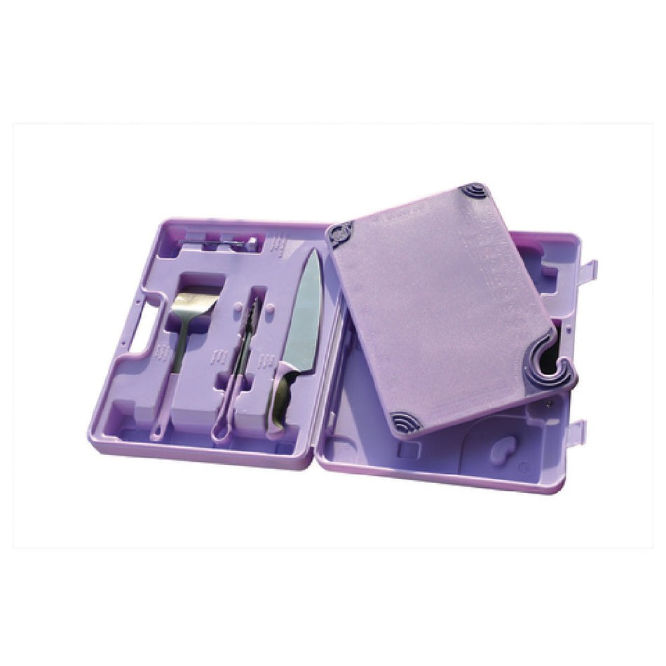 Carlisle ASZ121812SYS Cutting Board System with Stainless Steel Tools and Holder