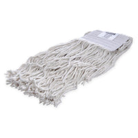 Carlisle 369817B00 Large Wet Mop Head 4 Ply Cut End Cotton White
