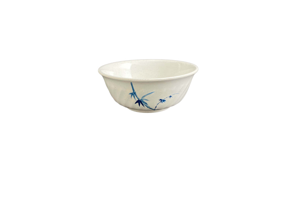 12 Pack 21 oz, 6" Diameter x 2-1/2" Height, Swirl Bowl, Blue Bamboo Dinnerware, Melamine, BPA Free, Dishwasher Safe, Break-Resistant, Shatter-Resistant, No Microwave, No Oven, NSF