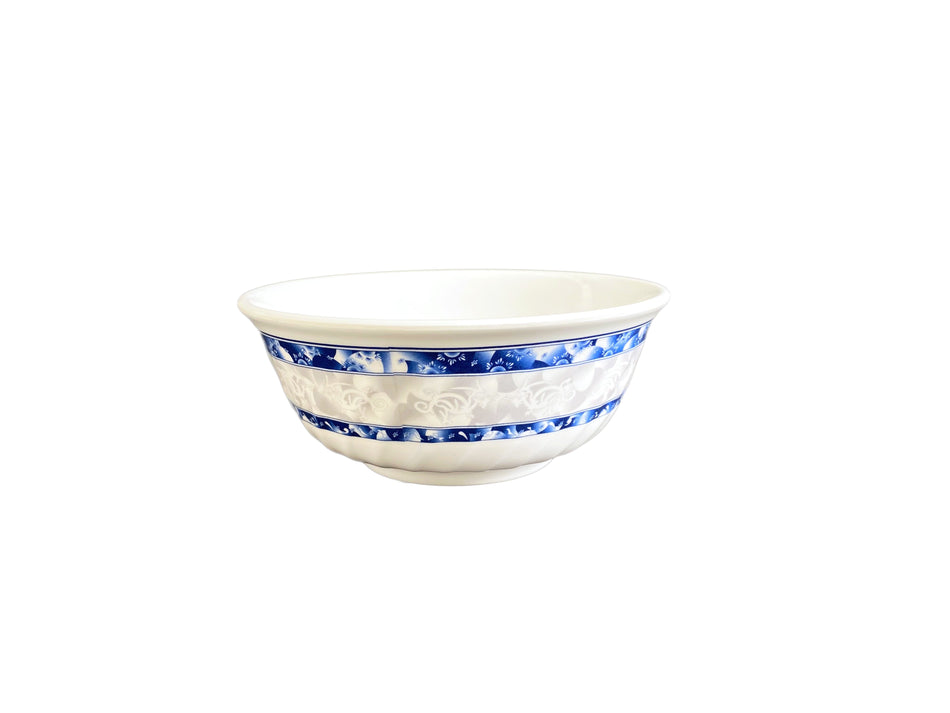 12 Pack 21 oz, 6" Diameter x 2-1/2" Height, Swirl Bowl, Blue Dragon Dinnerware, Melamine, BPA Free, Dishwasher Safe, Break-Resistant, Shatter-Resistant, No Microwave, No Oven, NSF
