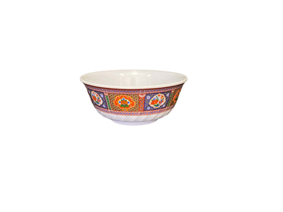 Thunder Group 5306TP 21 Oz. Swirl Bowl Dishwasher Safe Break-Resistant Melamine Peacock