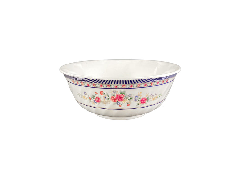 Thunder Group 5307AR 32 Oz Swirl Bowl Break Resistant BPA Free Melamine Rose
