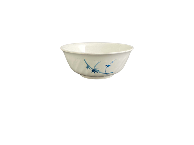 Thunder Group 5307BB 32 Oz Melamine Swirl Bowl Break Resistant Blue Bamboo