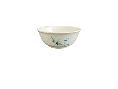 Thunder Group 5307BB 32 Oz Melamine Swirl Bowl Break Resistant Blue Bamboo