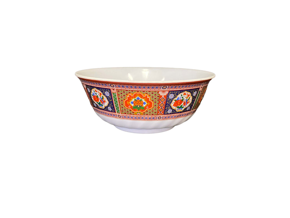 12 Pack 48 oz, 8" Diameter x 3-1/8" Height, Swirl Bowl, Peacock Dinnerware, Melamine, BPA Free, Dishwasher Safe, Break-Resistant, Shatter-Resistant, No Microwave, No Oven, NSF