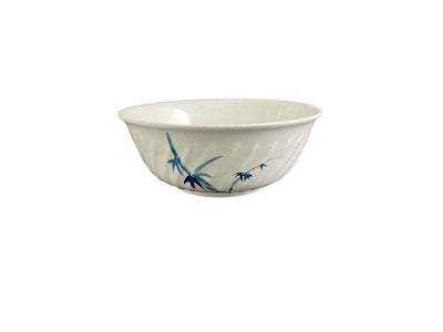 Thunder Group 5309BB 72 Oz Swirl Bowl Blue Bamboo Melamine Dishwasher Safe