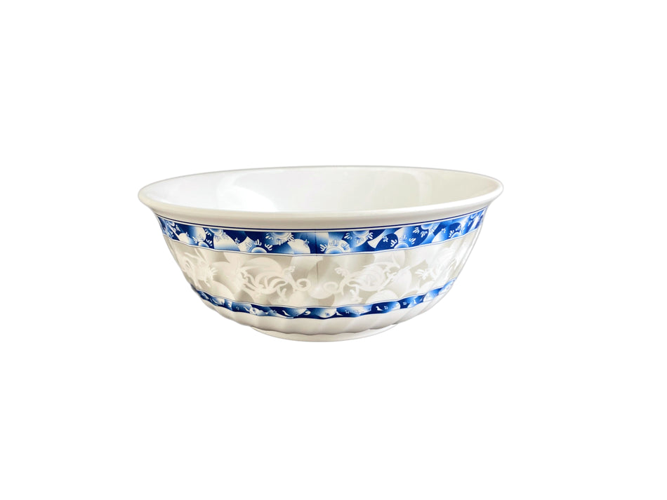 12 Pack 72 oz, 9" Diameter x 3-1/2" Height, Swirl Bowl, Blue Dragon Dinnerware, Melamine, BPA Free, Dishwasher Safe, Break-Resistant, Shatter-Resistant, No Microwave, No Oven, NSF