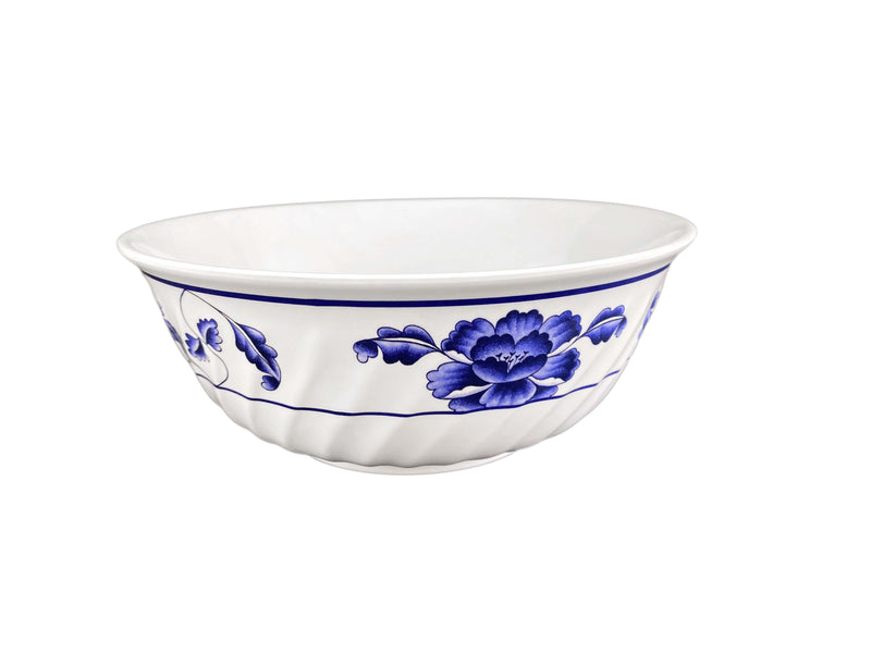Thunder Group 5309TB 72 Oz Swirl Bowl Break Resistant BPA Free Melamine 9 Inch Diameter