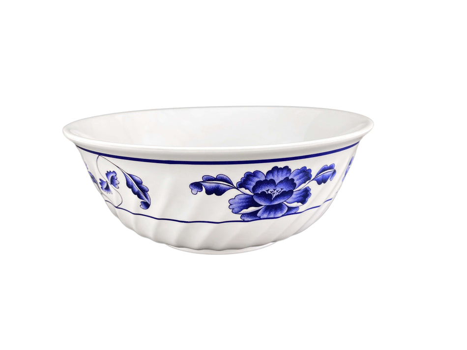 12 Pack 72 oz, 9" Diameter x 3-1/2" Height, Swirl Bowl, Lotus Dinnerware, Melamine, BPA Free, Dishwasher Safe, Break-Resistant, Shatter-Resistant, No Microwave, No Oven, NSF