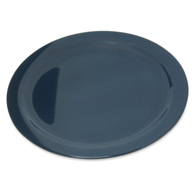 Carlisle 4350035 10 Inch Diameter Reinforced Dinner Plate Melamine Café Blue