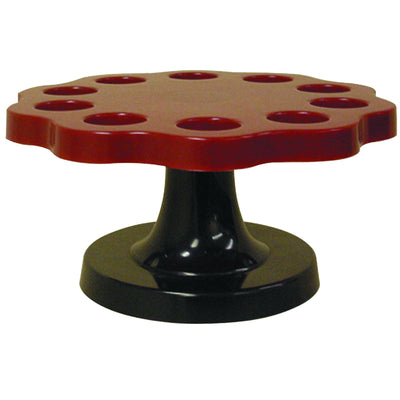 Thunder Group 53 Sushi Roll Rack 10 Roll Capacity Footed Base Plastic
