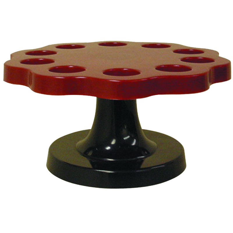 Thunder Group 53 Sushi Roll Rack 10 Roll Capacity Footed Base Plastic