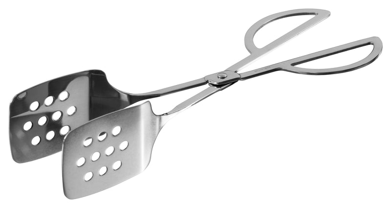 Winco PT-10P 10-1/2 Inch Scissor Tongs Stainless Steel Perforated