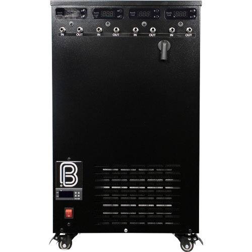 BrewBuilt® IceMaster Max 4 | Glycol Chiller | 4 Built In Temp Controllers & Pumps | 2600btu | 110V | 8 Gal. Tank Capacity