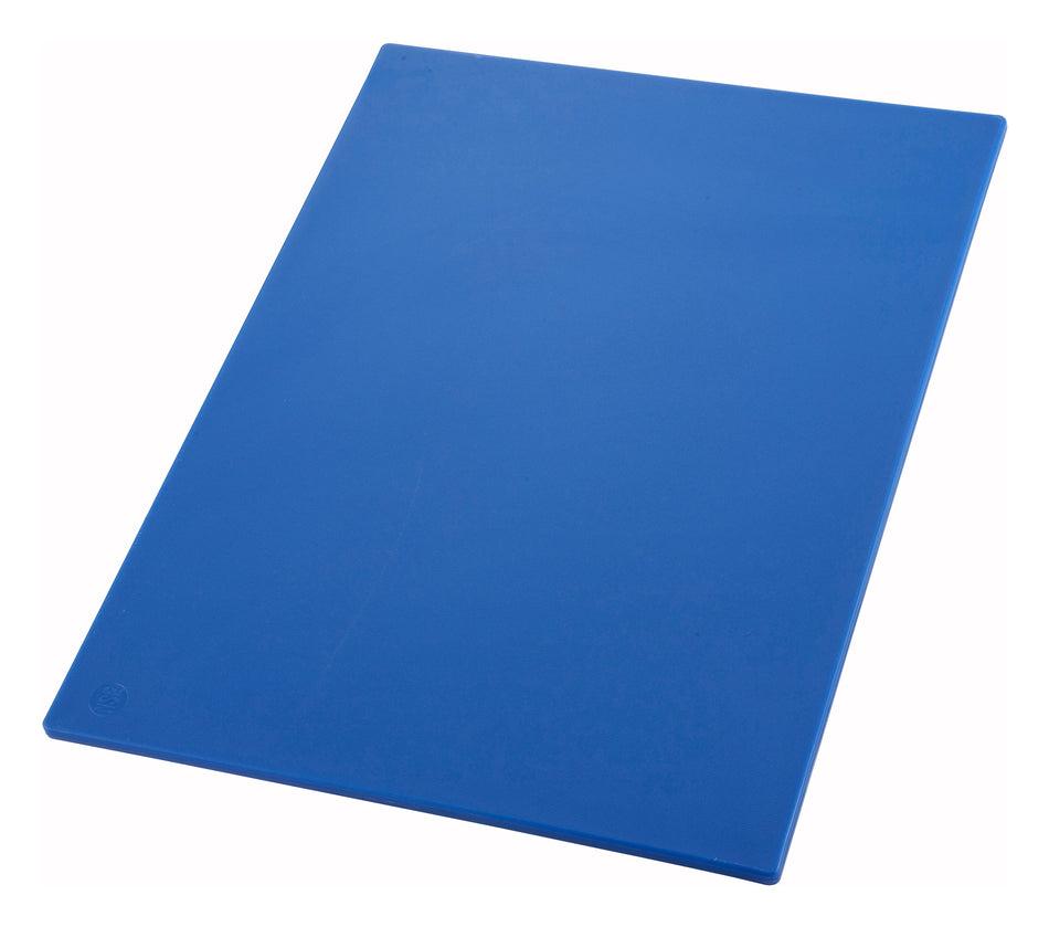 Winco CBBU-1824 24 Inch Cutting Board BPA Free Polyethylene Blue