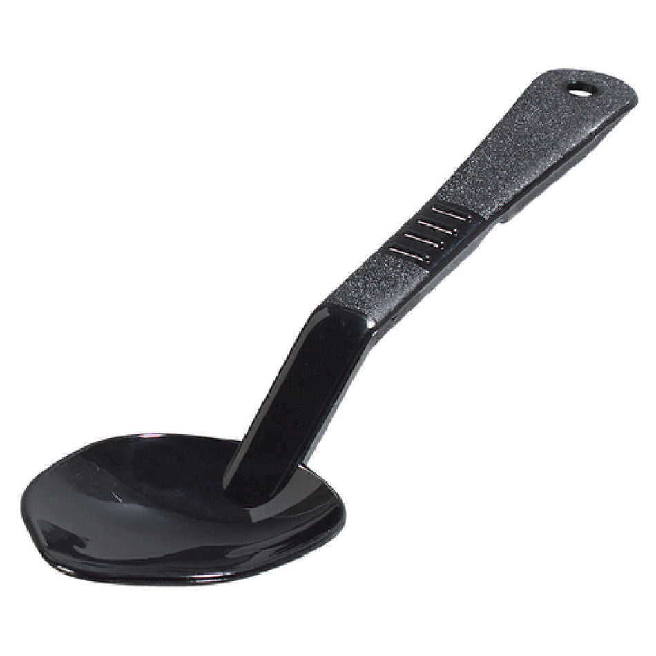 Carlisle 441503 11 Inch Solid Serving Spoon Heat Resistant Black Polysulfone