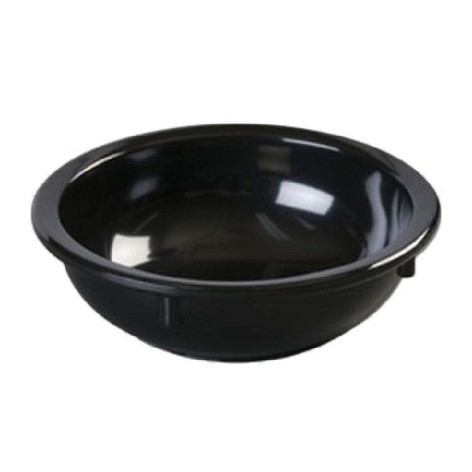 Carlisle KL11803 10 Oz Nappie Bowl Black Melamine Dishwasher Safe