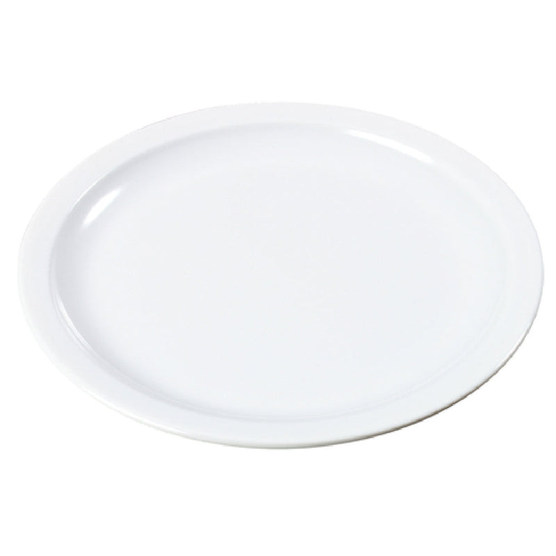 Carlisle KL20502 5-1/2 Inch Round Narrow Rim Plate Melamine White and BPA Free