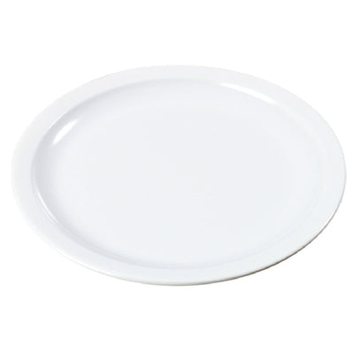 Carlisle KL20502 5-1/2 Inch Round Narrow Rim Plate Melamine White and BPA Free