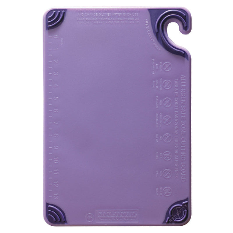 Carlisle CBG152012PR 20 Inch Purple Allergen Saf-T-Zone Cutting Board with Anti-Slip Corners