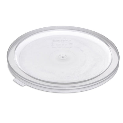Carlisle 125230 12-18-22 Qt Round Bain Marie Food Storage Lid Polypropylene Clear