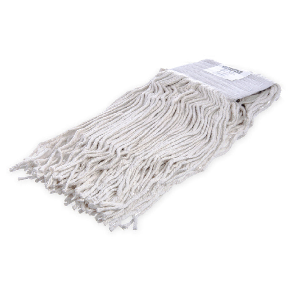 Carlisle 369819B00 5 Inch X-large Four-ply Cut-end Wet Mop Head Cotton White