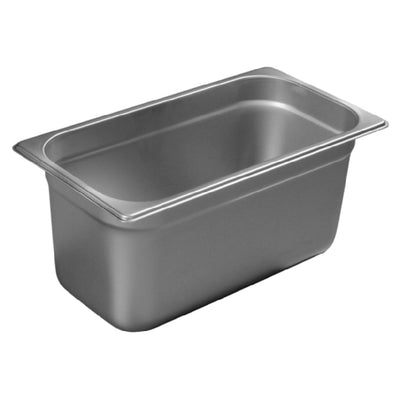 Carlisle 607136 1/3 Size 6 Quarts Stainless Steel Steam Table Pan with Reinforced Corners