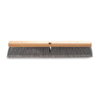 Carlisle 4501423 24 Inch Hardwood Block Broom Head Gray Polypropylene Bristles