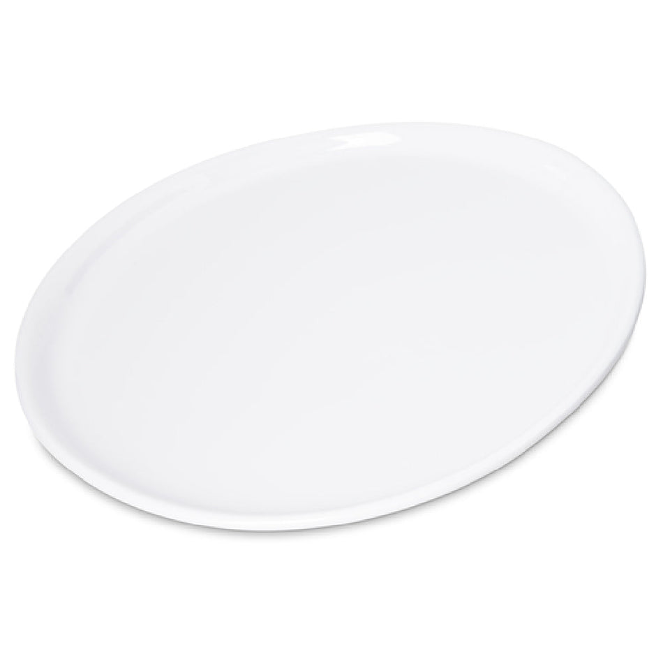 Carlisle 5300102 9 Inch Diameter Salad Plate Narrow Rim Break Resistant Melamine White