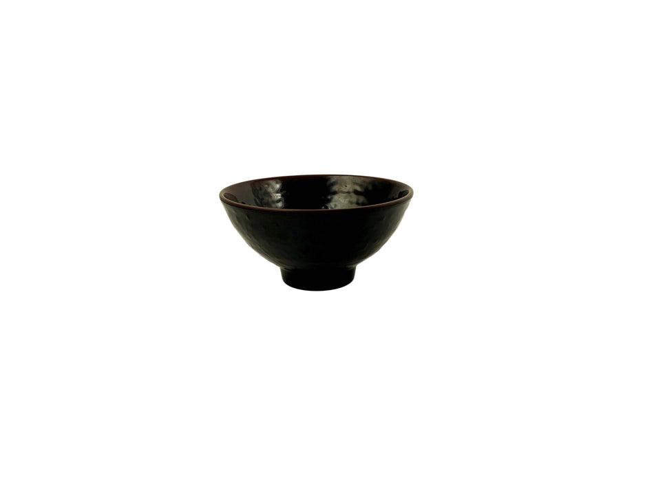 12 Pack 11 oz, 4-3/4" Diameter x 2-3/8" Height, Rice Bowl, Tenmoku Dinnerware, Melamine, BPA Free, Dishwasher Safe, Break-Resistant, Shatter-Resistant, No Microwave, No Oven, NSF