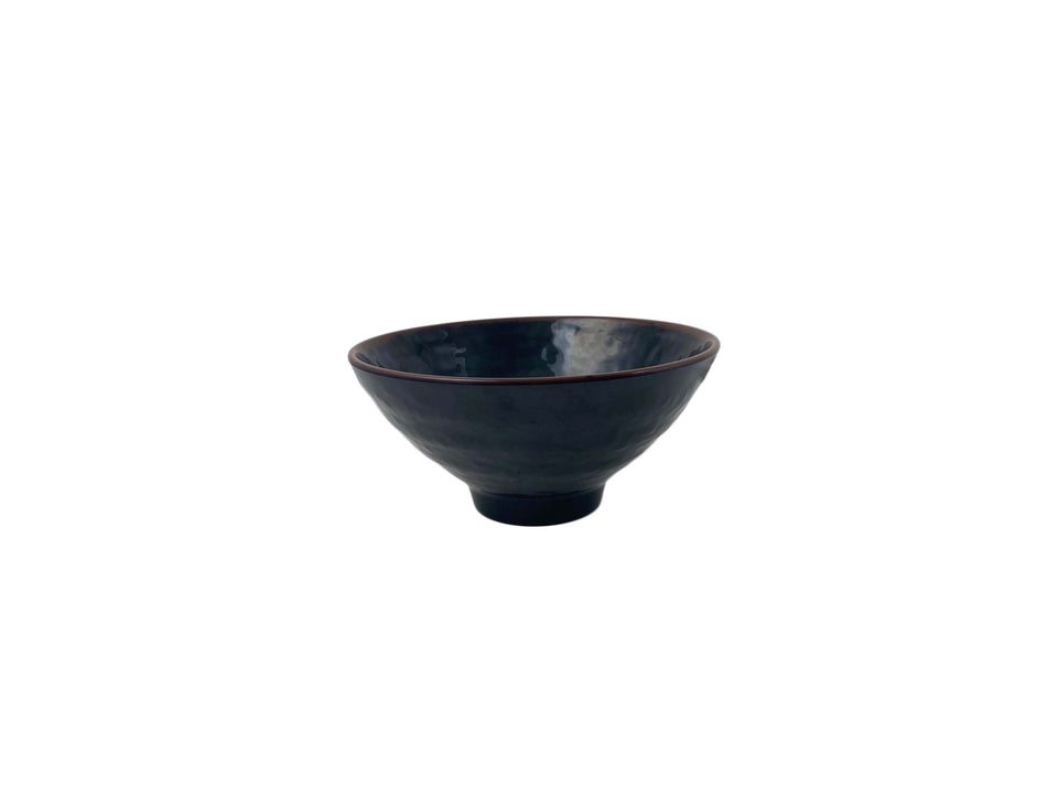 12 Pack 16 oz, 6" Diameter x 2-3/4" Height, Soup Bowl, Tenmoku Dinnerware, Melamine, BPA Free, Dishwasher Safe, Break-Resistant, Shatter-Resistant, No Microwave, No Oven, NSF
