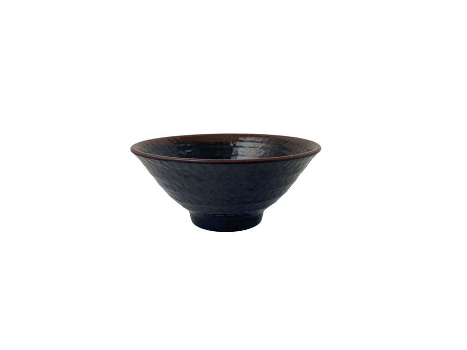12 Pack 30 oz, 7-1/2" Diameter x 3-1/4" Height, Soup Bowl, Tenmoku Dinnerware, Melamine, BPA Free, Dishwasher Safe, Break-Resistant, Shatter-Resistant, No Microwave, No Oven, NSF