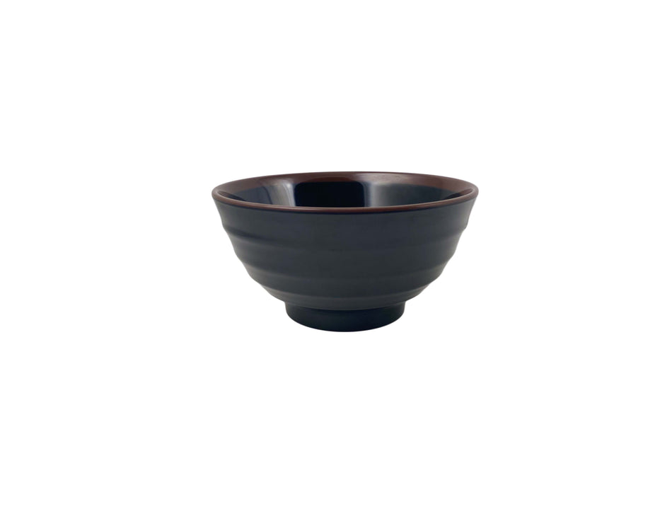 12 Pack 32 oz, 6-3/4" Diameter x 2-5/8" Height, Soup Bowl, Tenmoku Dinnerware, Melamine, BPA Free, Dishwasher Safe, Break-Resistant, Shatter-Resistant, No Microwave, No Oven, NSF
